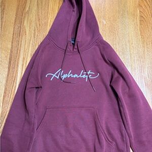 Alphalete Burgundy Hoodie